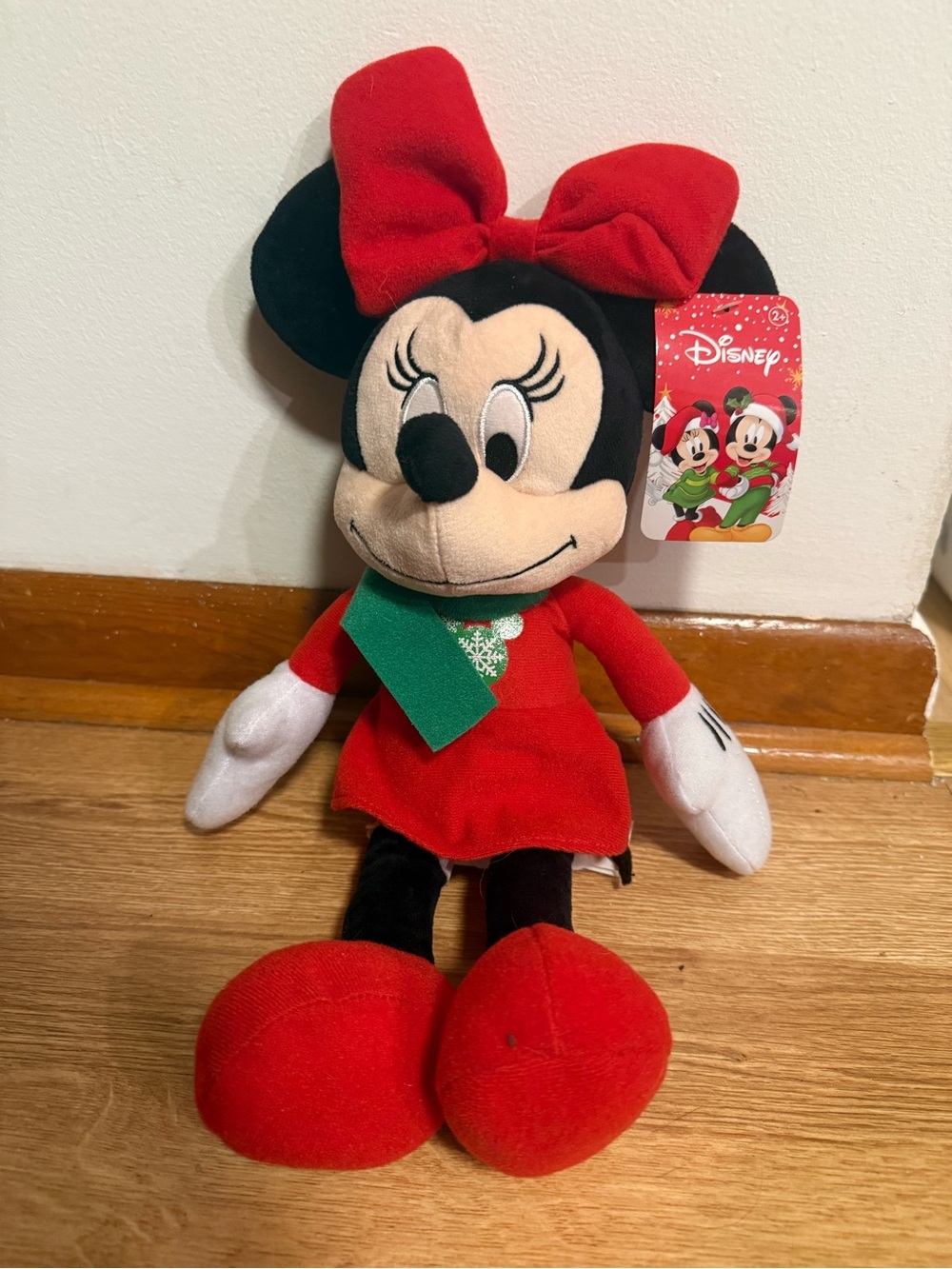 Disney Christmas Holiday Winter Plush Stuffed Animal Toy Brand New NWT 15”